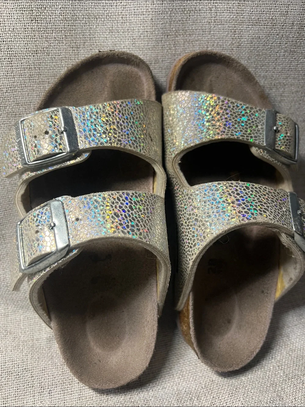 Birkenstock Holographic Glitter Sandal~Toddler SIZE: 10/28